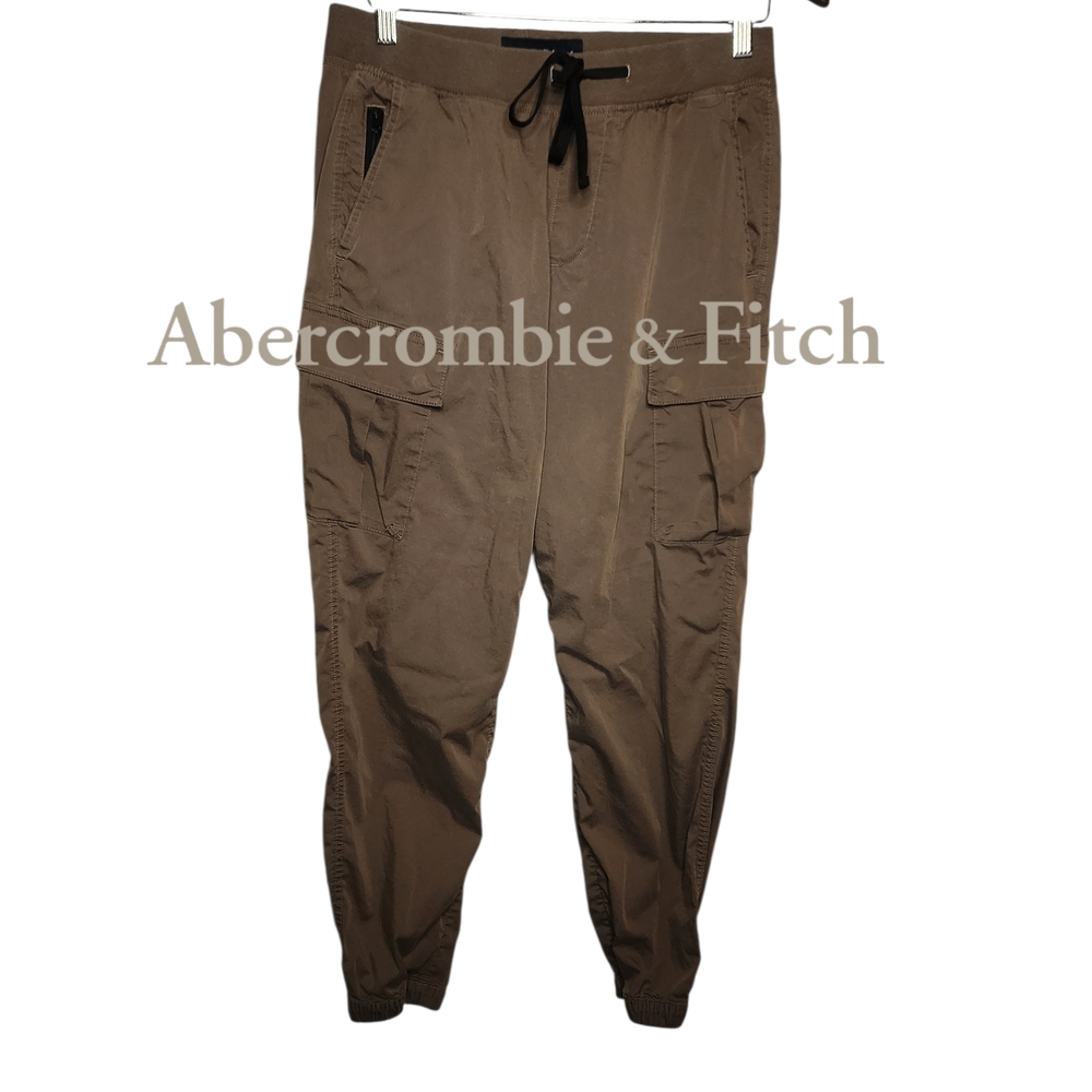 Abercrombie & Fitch Dark Kaki Cargo Pants